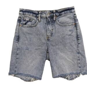 Old Navy Cut Off Shorts Women 4 High Rise OG Straight Distressed Western Cowgirl